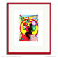 HAPPY JACK - Original Drawing - Abstract Geometry Silhouette by Rhonda Havlock