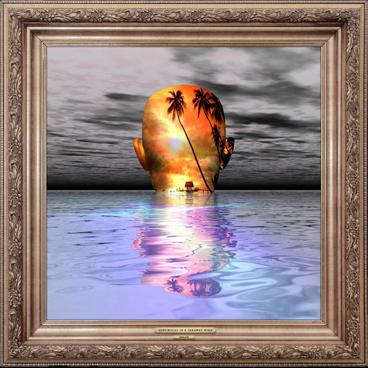 SOMEWHERE IN A FARAWAY MIND - Master Minds - Metal Print, Limited Edition 12" x 12" - HAVLOCK