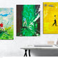 JUNGLE FEVER - Original Painting - SWINGERS - Impressionist Golf Series by Joey Havlock