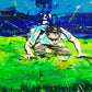 MAKE A WISH - Original Painting - SWINGERS - Impressionist Golf Series by Joey Havlock