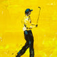 SHOTGUN SWAGGER - Original Painting - SWINGERS - Impressionist Golf Series by Joey Havlock
