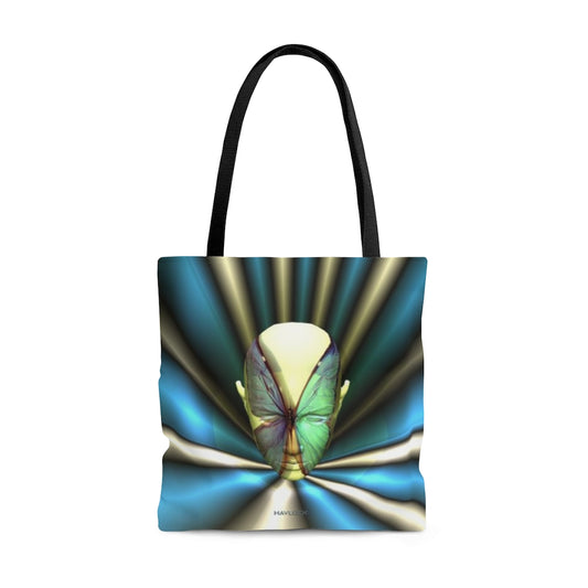 Magic of the Mind Monarch - Large 18" Tote Bag
