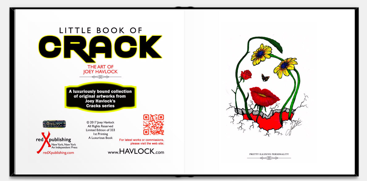 Cracks - LITTLE BOOK OF CRACK - Hardcover Book - Limited Edition /333