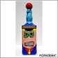 Popademic - GENERAL DISASTER - Original Painted Bottle - Joey & Rhonda Havlock