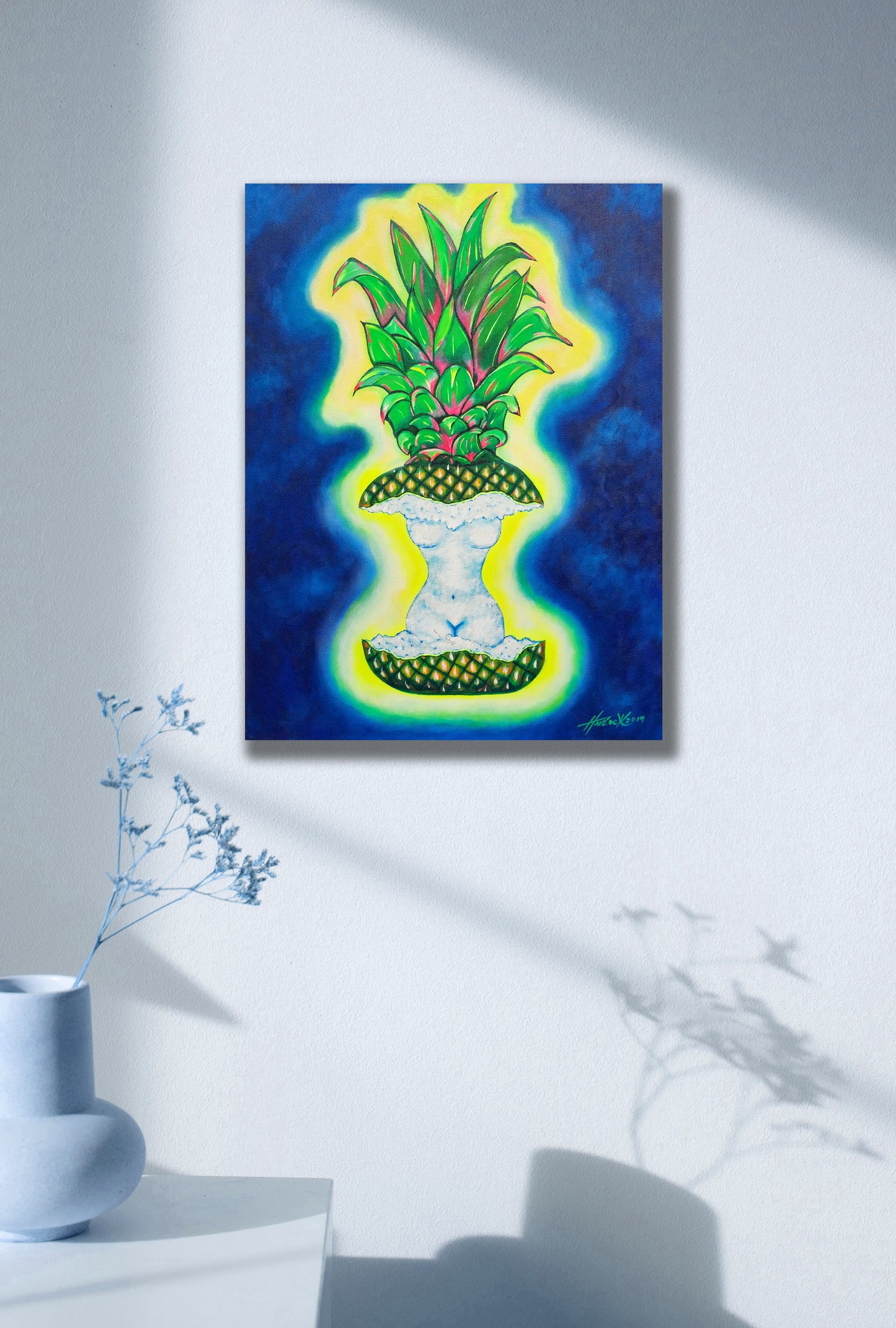 PINA - Metal Print, Limited Edition 9" x 12" - GARDEN OF EVE - Surrealism by Joey Havlock