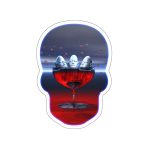 A Glass of Fine Minds - Die-Cut Sticker 5" x 5"