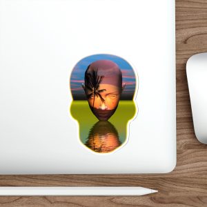 Mind Island Sunrise - Die-Cut Sticker 5" x 5" - Image 2