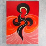 Tribal Dance - Fire in the Mind - Original Oil Painting - Joey Havlock