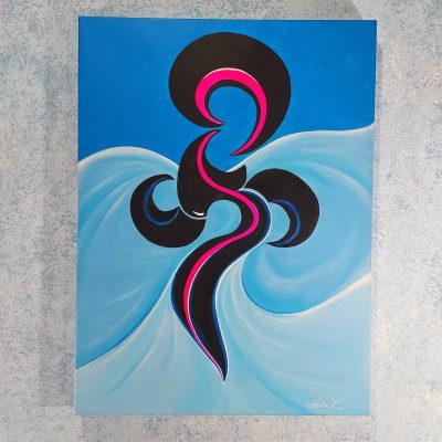 Tribal Dance - Sky Essence - Original Oil Painting - Joey Havlock