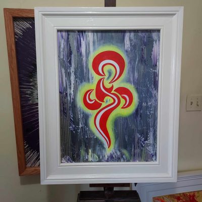 Tribal Dance - (Purple Craze) - Original Oil Painting - Joey Havlock