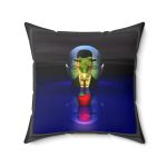 Midnight Mind Food ~ 20" Square Pillow ~ Master Minds Collection