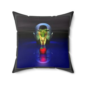 Midnight Mind Food ~ 20" Square Pillow ~ Master Minds Collection