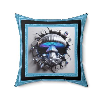 SILVER CAPPED - ShroomaRooma Collection ~ 20" Square Throw Pillow