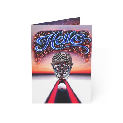 HELLO Greeting Card - You're On My Mind - Master Minds Collection - Synchronized Mind Beta
