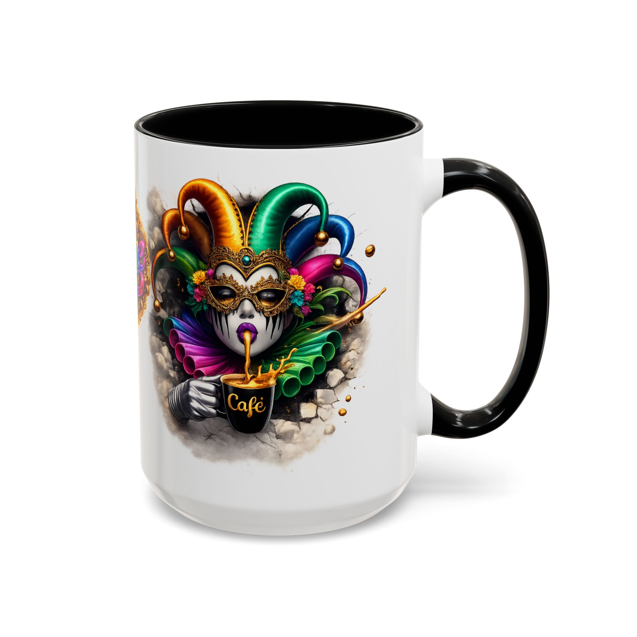 LOVE Mug Large 15oz Colorful Mug - Jesterama Coffee Collection - MAGIC CAFE WAND - Image 9