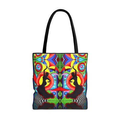 Obsidian Glow - Large 18" Tote Bag