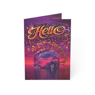 HELLO Greeting Card - You're On My Mind - Master Minds Collection - Still Waters Run Deep