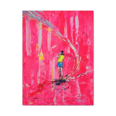 DRIVE IT WILD - Swingers Golf Series - Canvas Stretched 18" x 24"