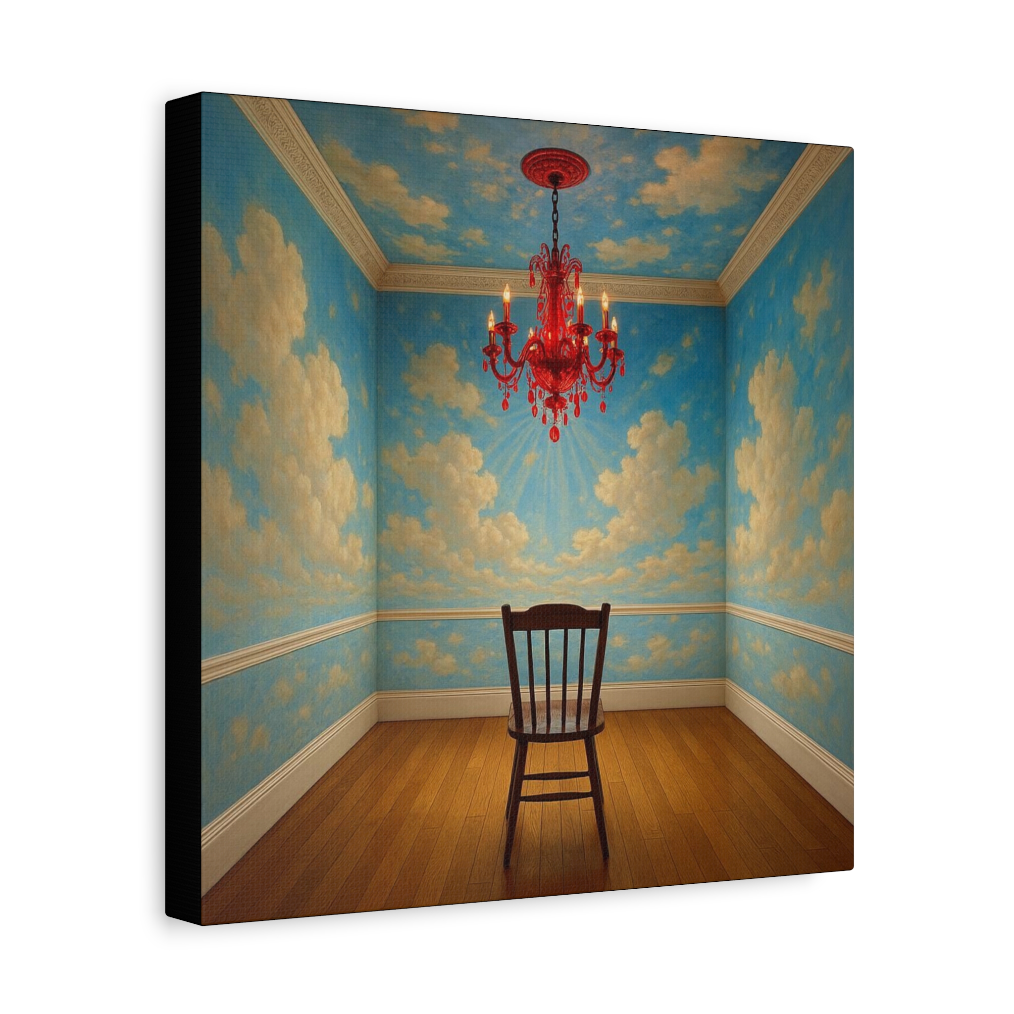 A Room With No Walls – SCARLETT SKIES - Canvas Stretched, Open Edition - Image 2