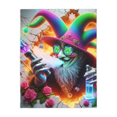 Vapors Collection - ANONOMIST - Velveteen Microfiber Blanket - Large 80" x 60"