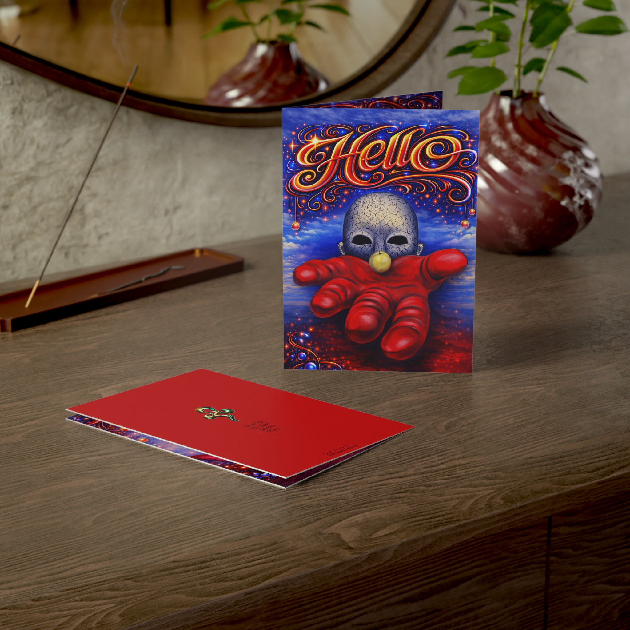 HELLO Greeting Card - You're On My Mind - Master Minds Collection - Food For Thought - Image 4