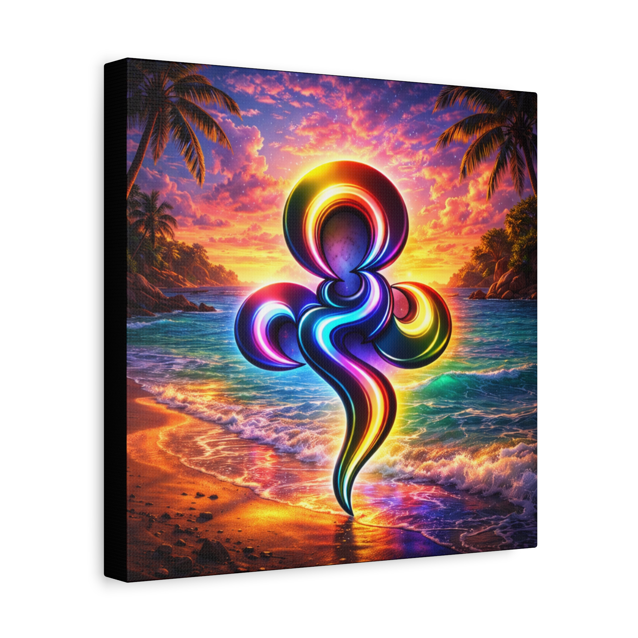 BEACH PARTY - Tribal Dance Series - Canvas Stretched, Open Edition - Image 2