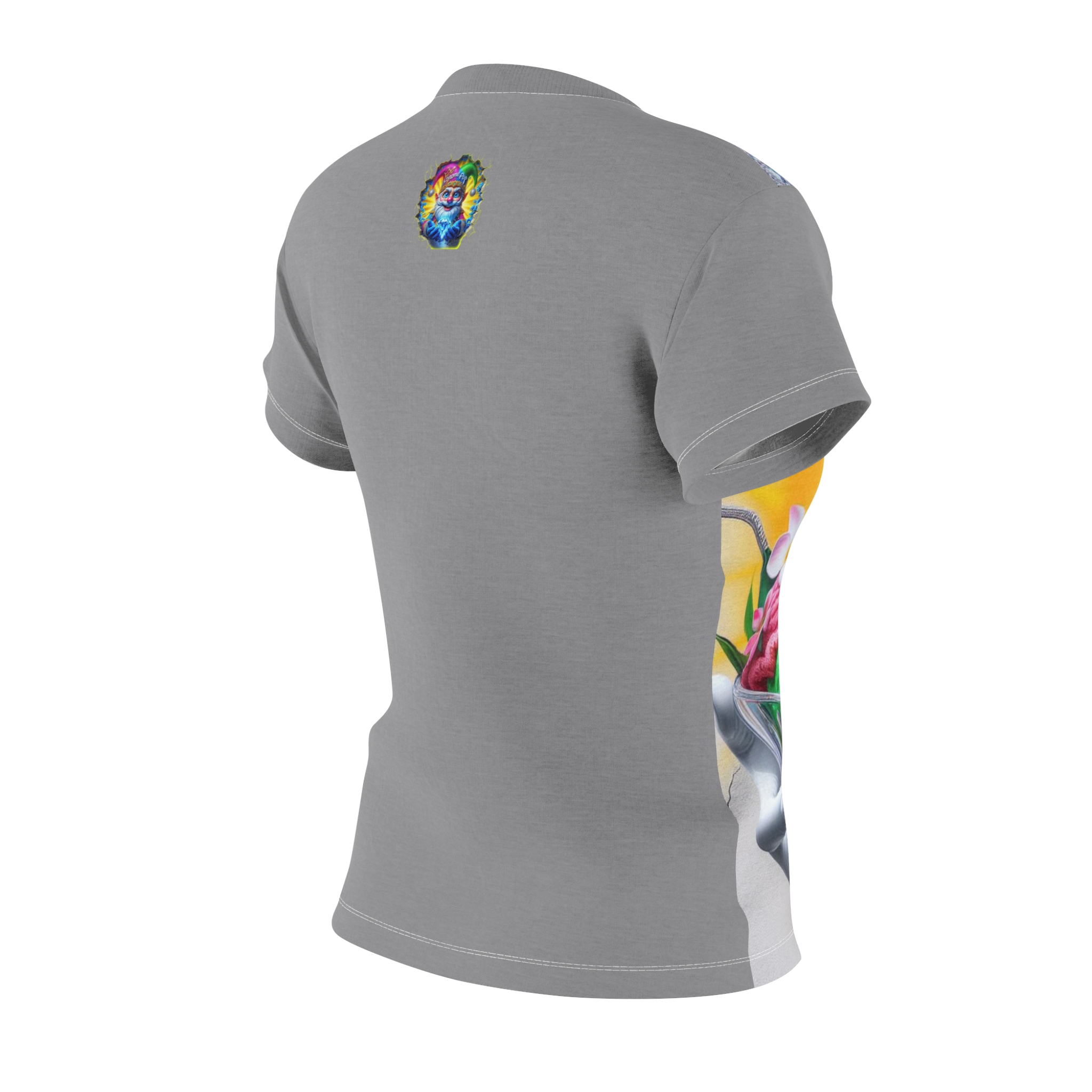 Sweet Smiling Sorbet Suger - Jester - Comfortable Women's Crew Neck Shirt - GnomePOP - Image 3