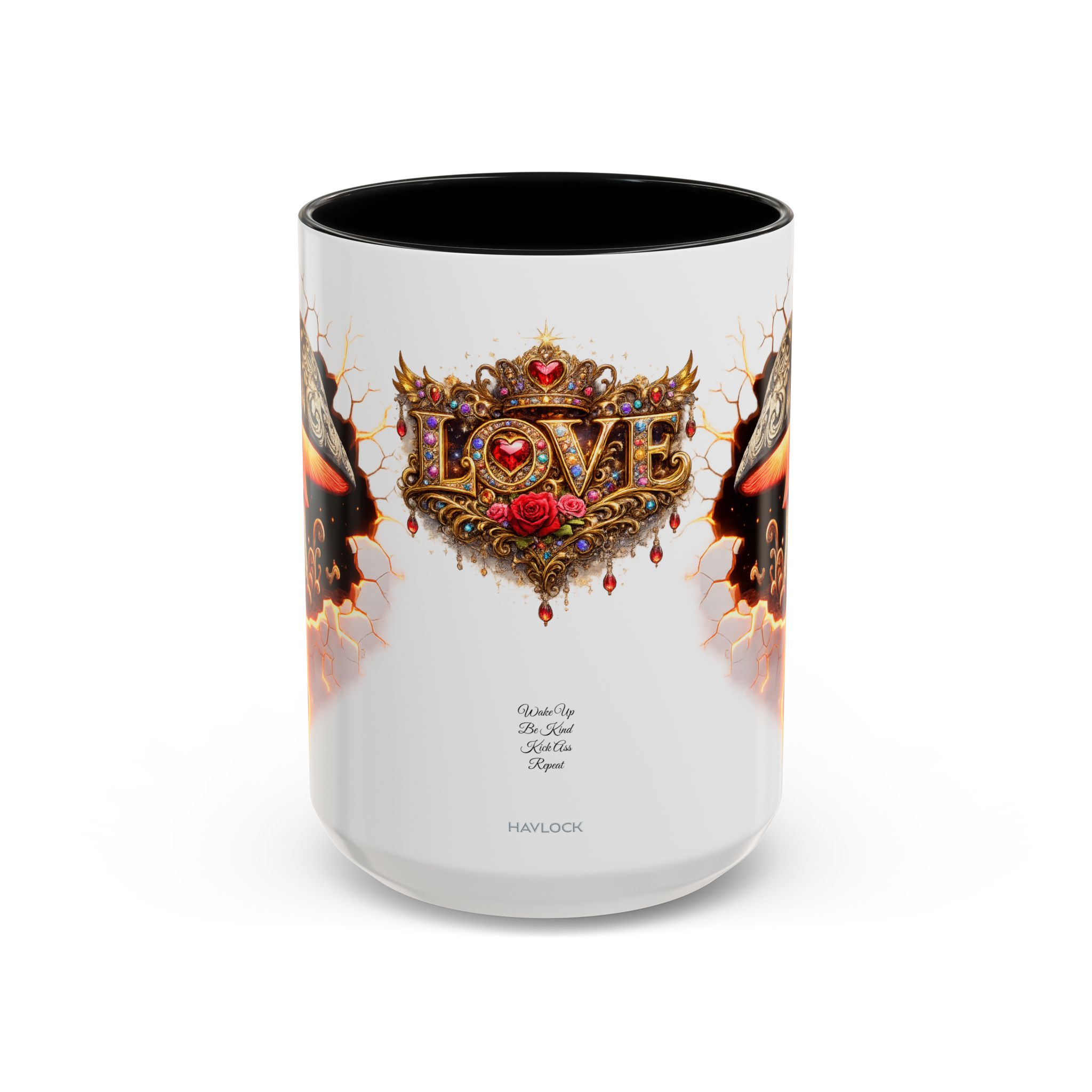 LOVE Mug Large 15oz Colorful Mug - Shroomarooma Collection - SOUL SHROOMS - Image 2