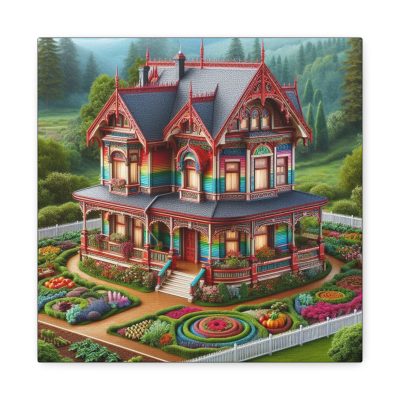 SPECTRUM PALACE -  Dream Homes Series - Canvas Stretched, Open Edition