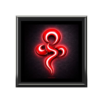 Treasure Box - RED ZONE -  6" x 6" - Tribal Dance Series