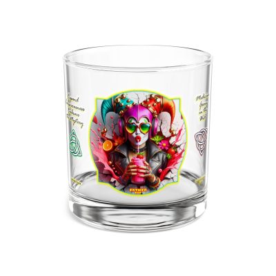 Rocks Glass, 10oz - I HEART PINK - Smoothie Collection - Jesterama