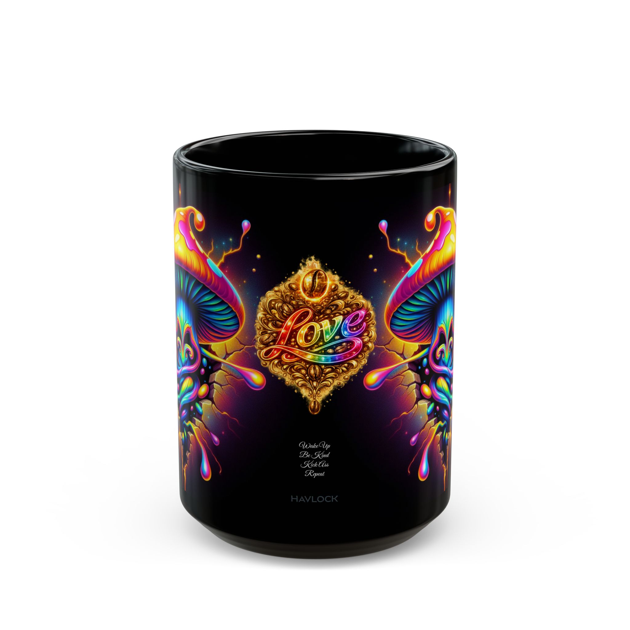 LOVE Mug Large 15oz Coffee Mug ~ Shroomarooma Collection - THE SPORE ORACLE - Image 2