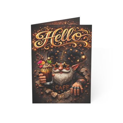 HELLO Greeting Card - You're On My Mind - GnomePOP Cocktails Collection - Gnome Cheers IV