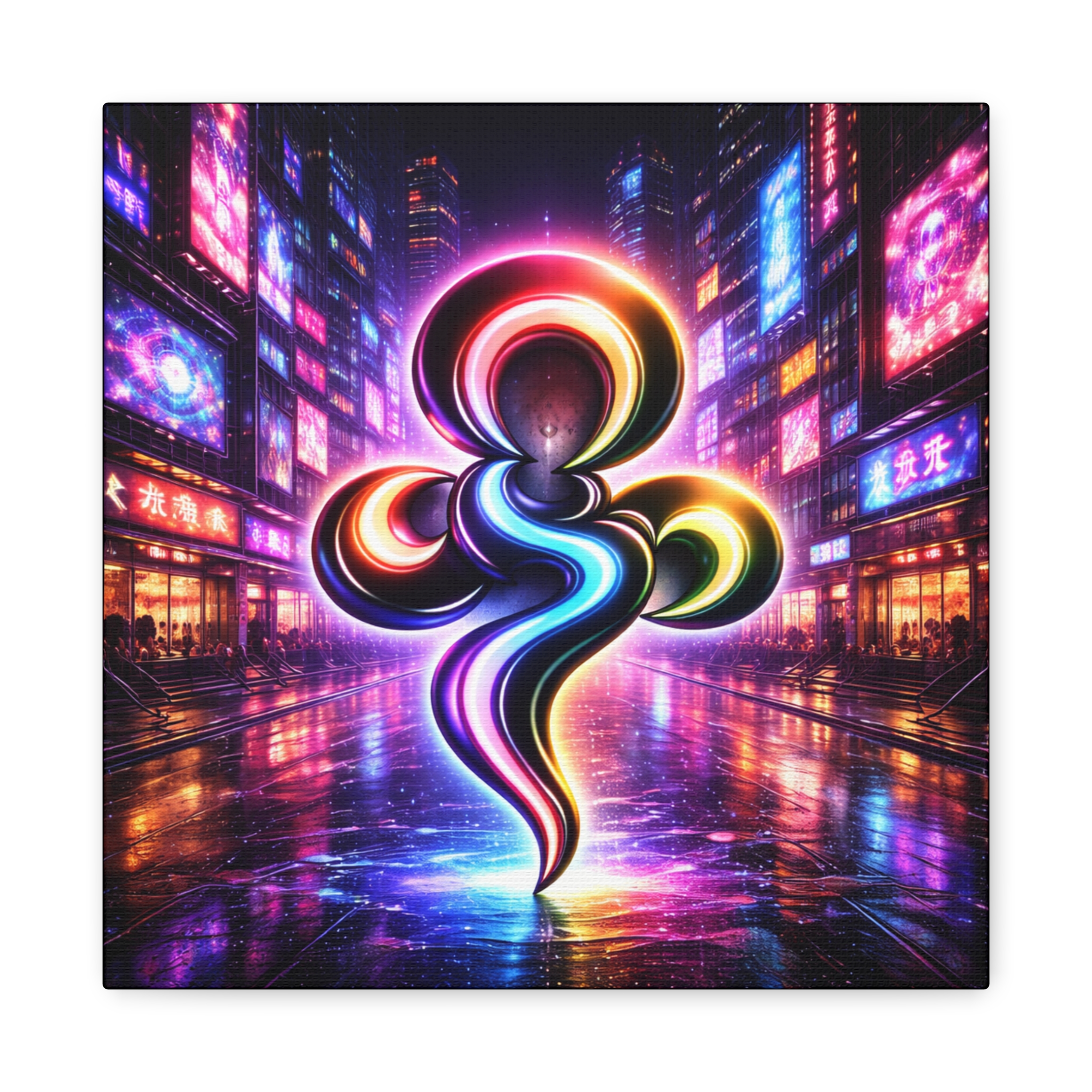 STREET PARTY - Tribal Dance Series - Canvas Stretched, Open Edition