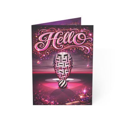 HELLO Greeting Card - You're On My Mind - Master Minds Collection - Sublime Mind