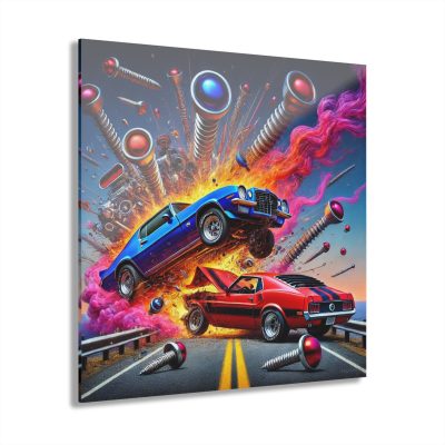 Acrylic Print - PRESSURE POINT - Bang Impact Vehicles Collection - 12" French Cleat Hanging