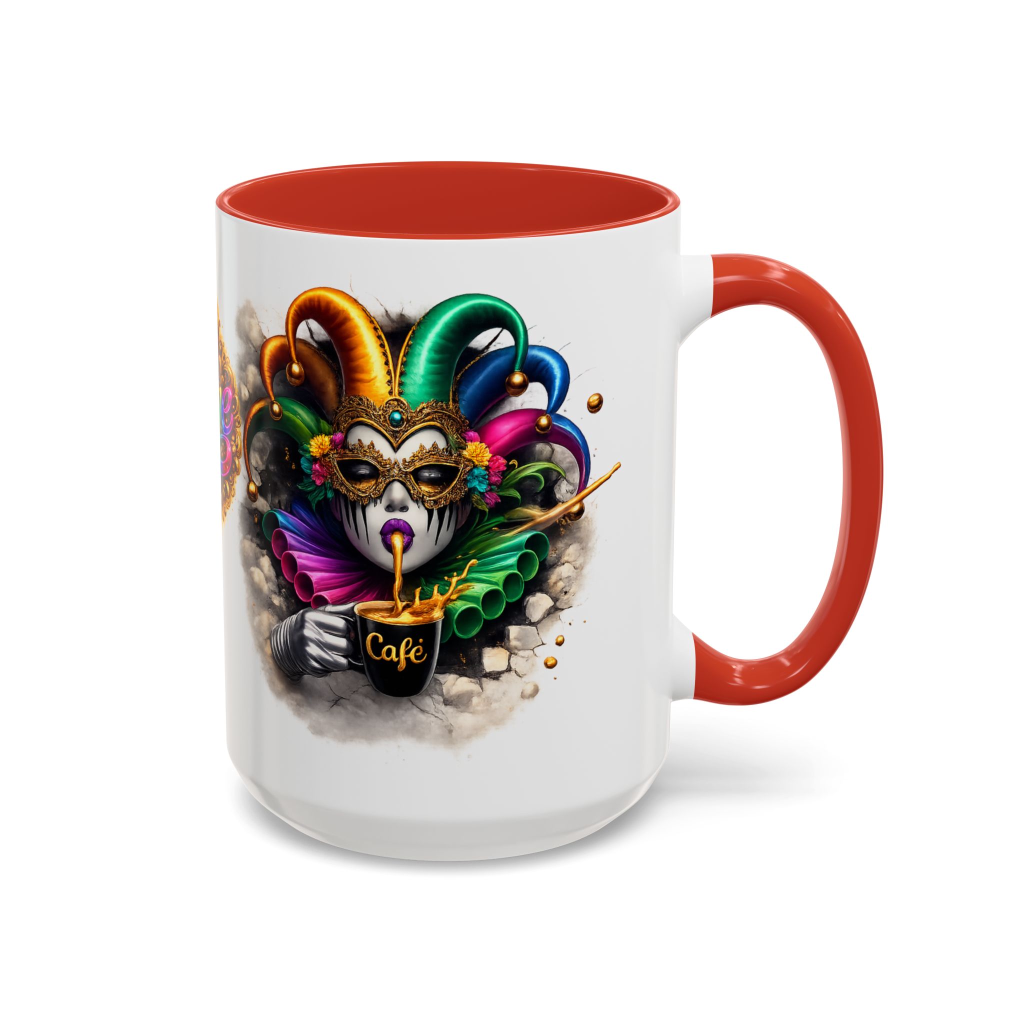 LOVE Mug Large 15oz Colorful Mug - Jesterama Coffee Collection - MAGIC CAFE WAND - Image 3