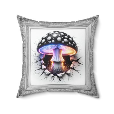 BRIGHT SPIRIT - ShroomaRooma Collection ~ 20" Square Throw Pillow