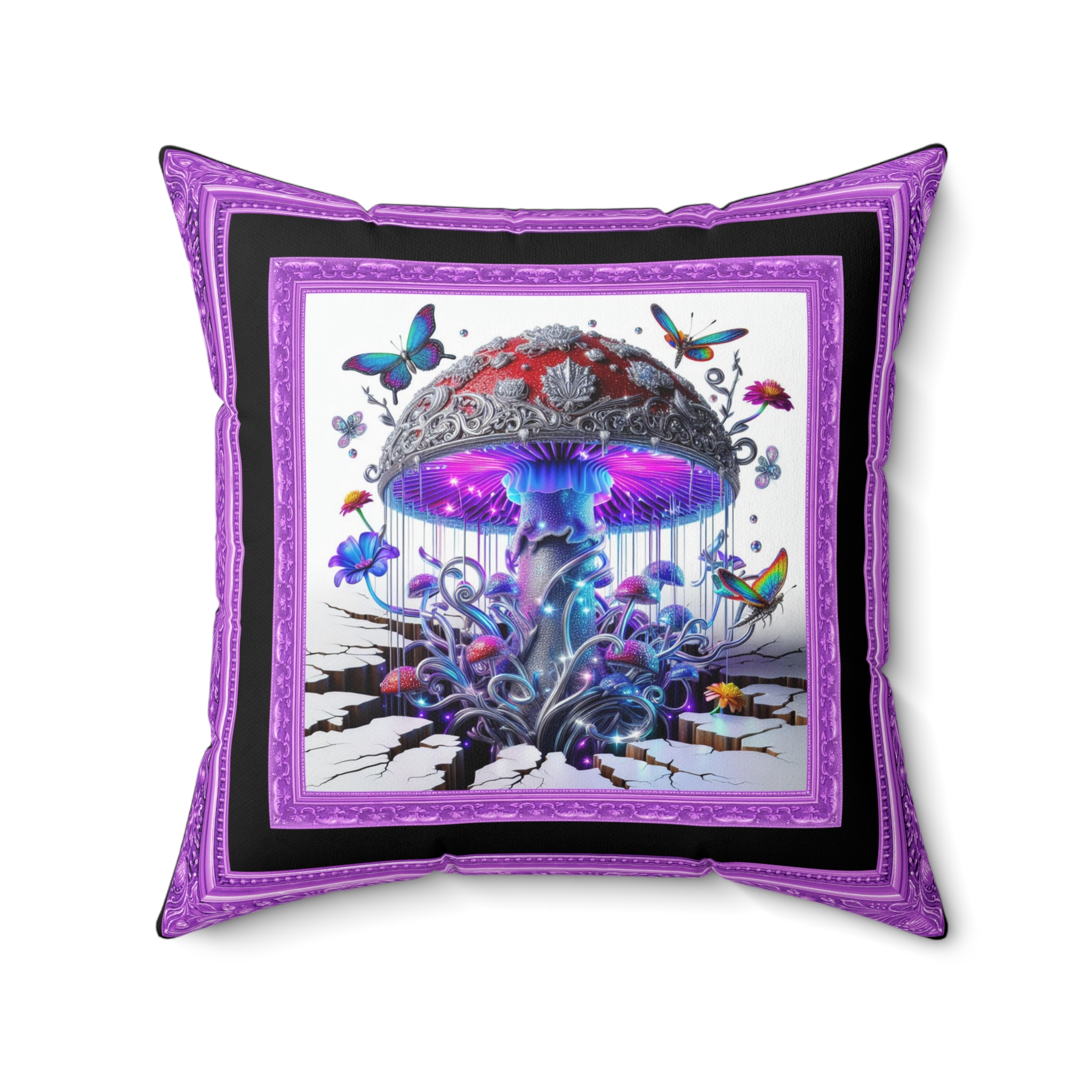 TRANQUIL COVE - ShroomaRooma Collection ~ 20" Square Throw Pillow