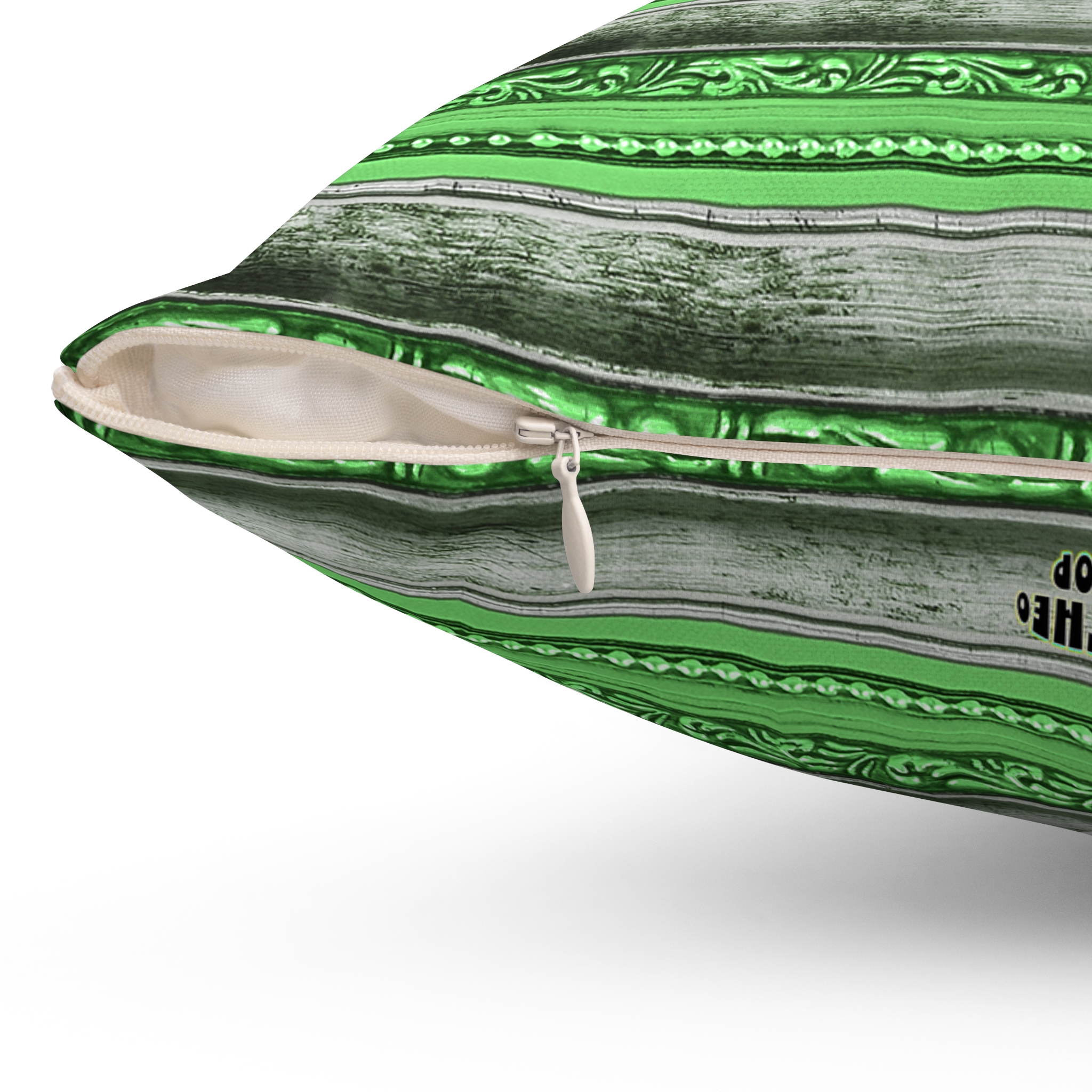 Aliens Collection ~ ELVIN THE EXPERT & ShroomaRooma ~ 20" Square Pillow ~ GnomePOP - Image 3