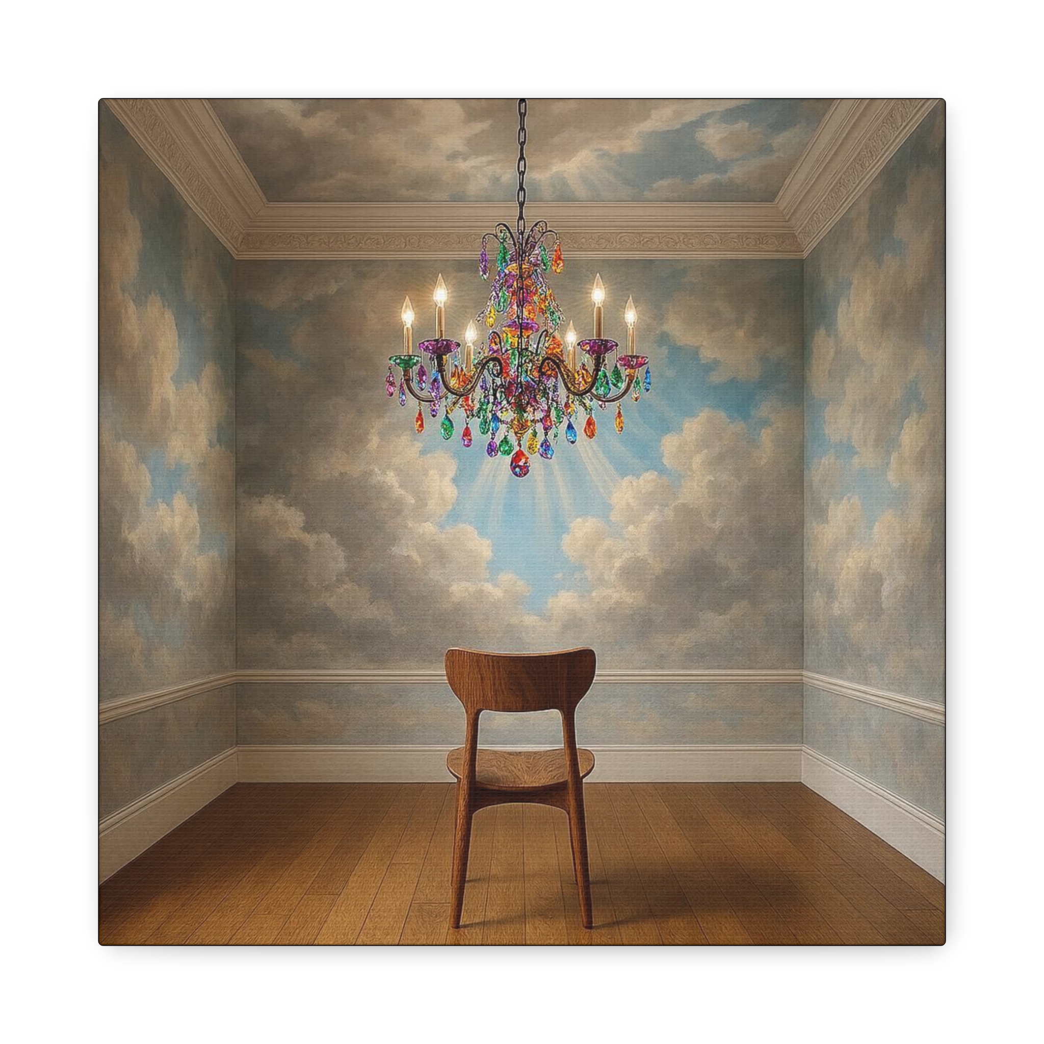 A Room With No Walls - SUSPENDED SPECTRUM - Canvas Stretched, Open Edition