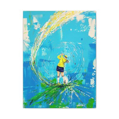 INTO THE MYSTIC -  Swingers Golf Series - Canvas Stretched 18" x 24"