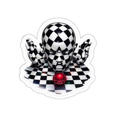 Mind Jester Sequine - Master Minds Series Sticker - Die-Cut Sticker 5" x 5"