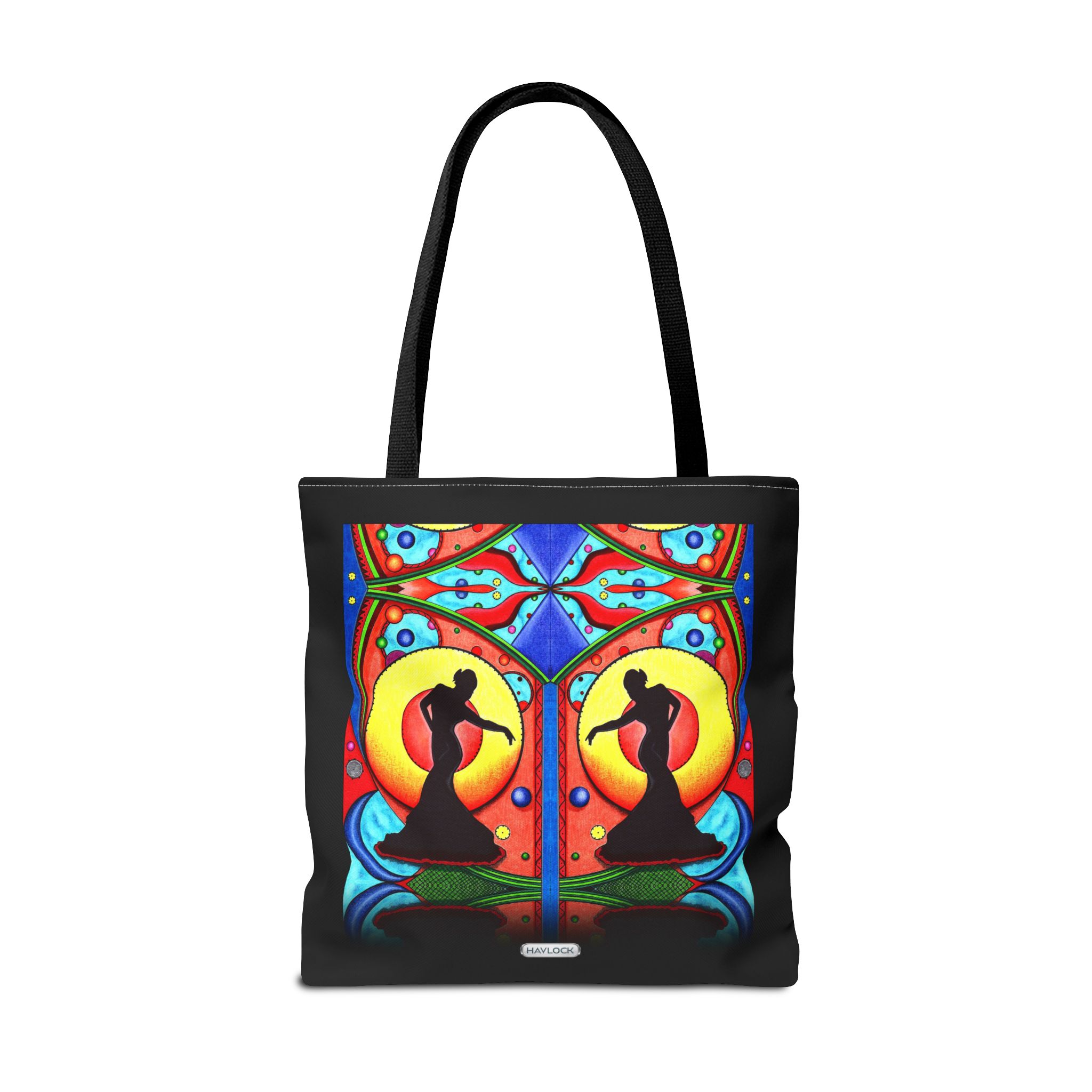 Shadow Dancer - Large 18" Tote Bag - Image 2