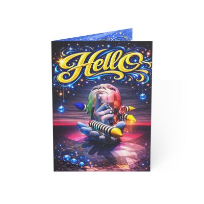 HELLO Greeting Card - You're On My Mind - Master Minds Collection - Mind Look Up