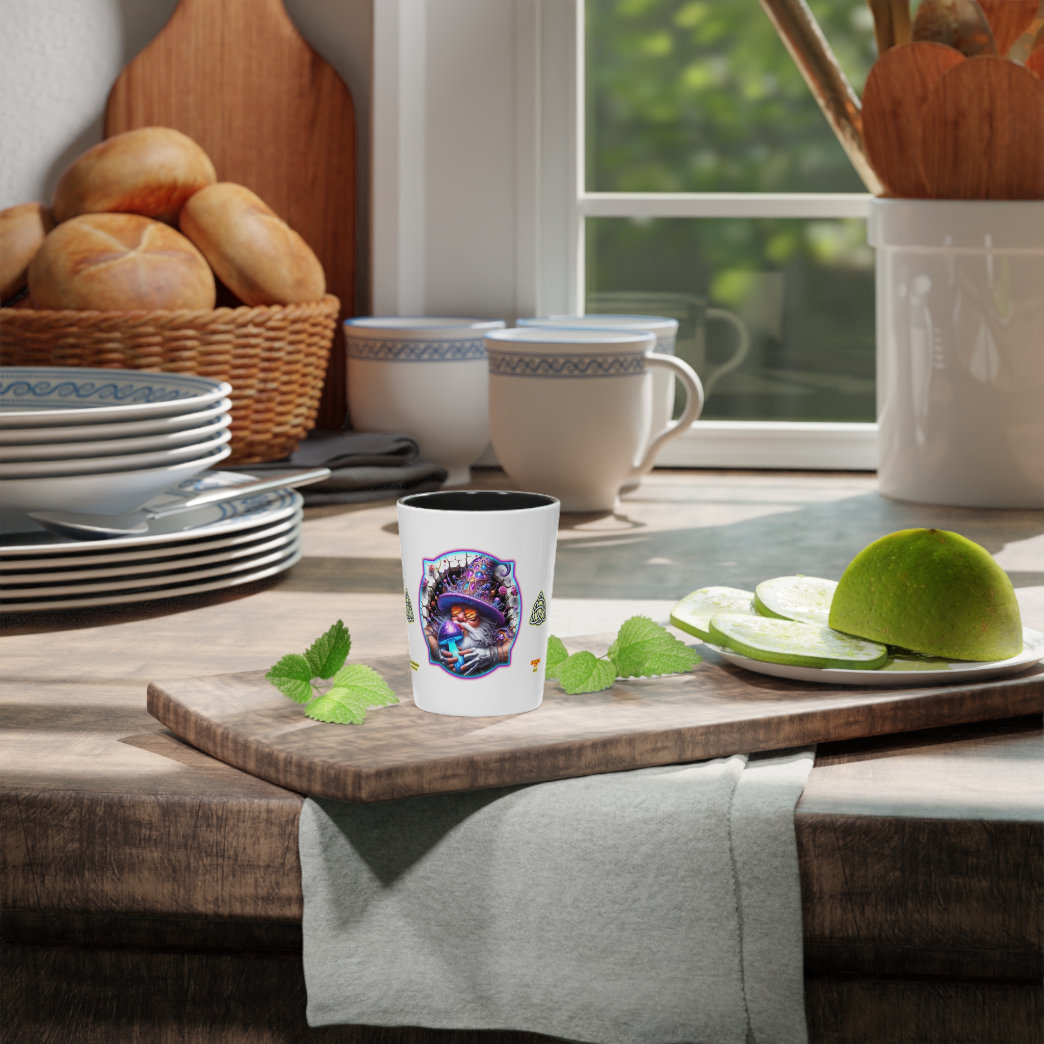 Shot Glass, 1.9 oz - SPORES OF AFFECTION - Cocktails Collection - Gnome POP Shroomarooma - Image 4