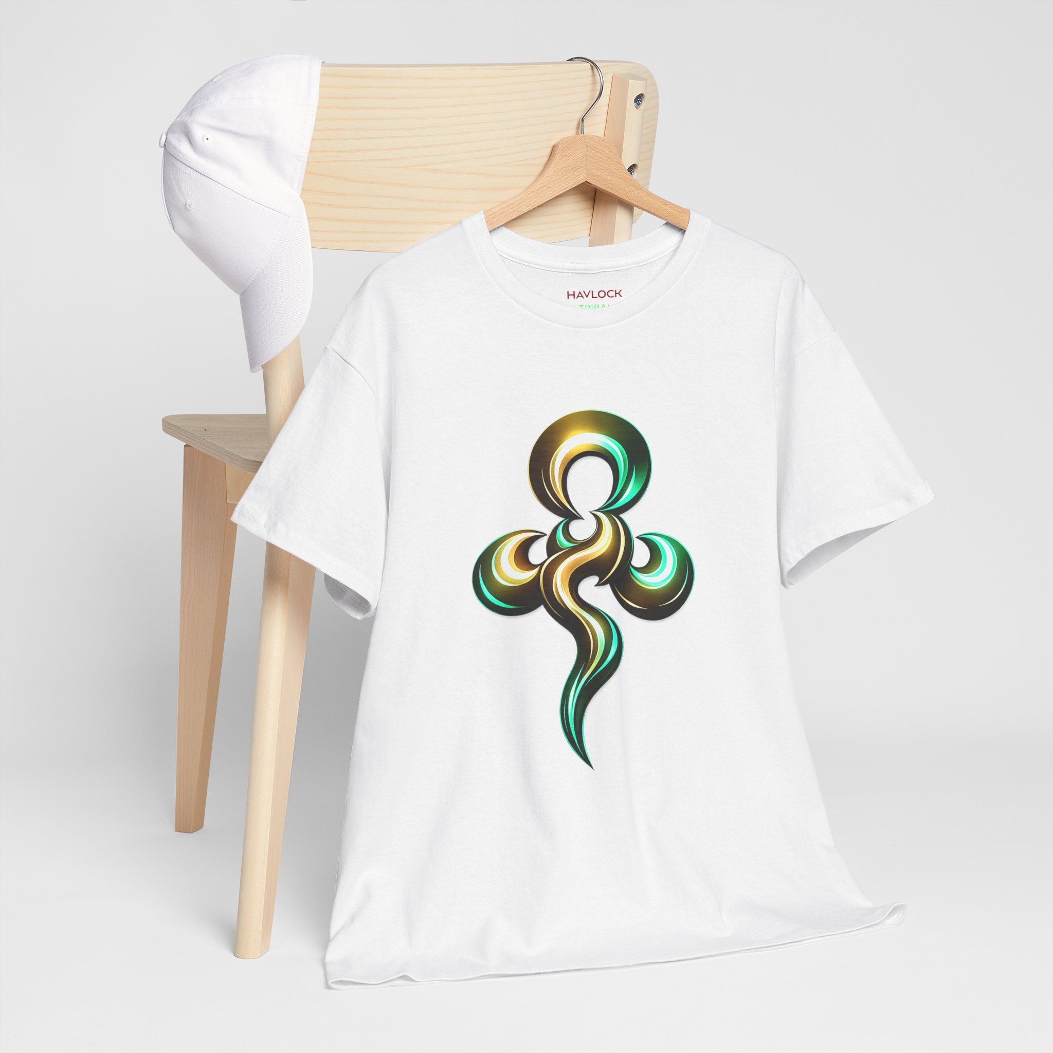 GOLD PULSE - Tribal Dance- Super Comfy Unisex Heavy Cotton Tee Shirt - Image 19