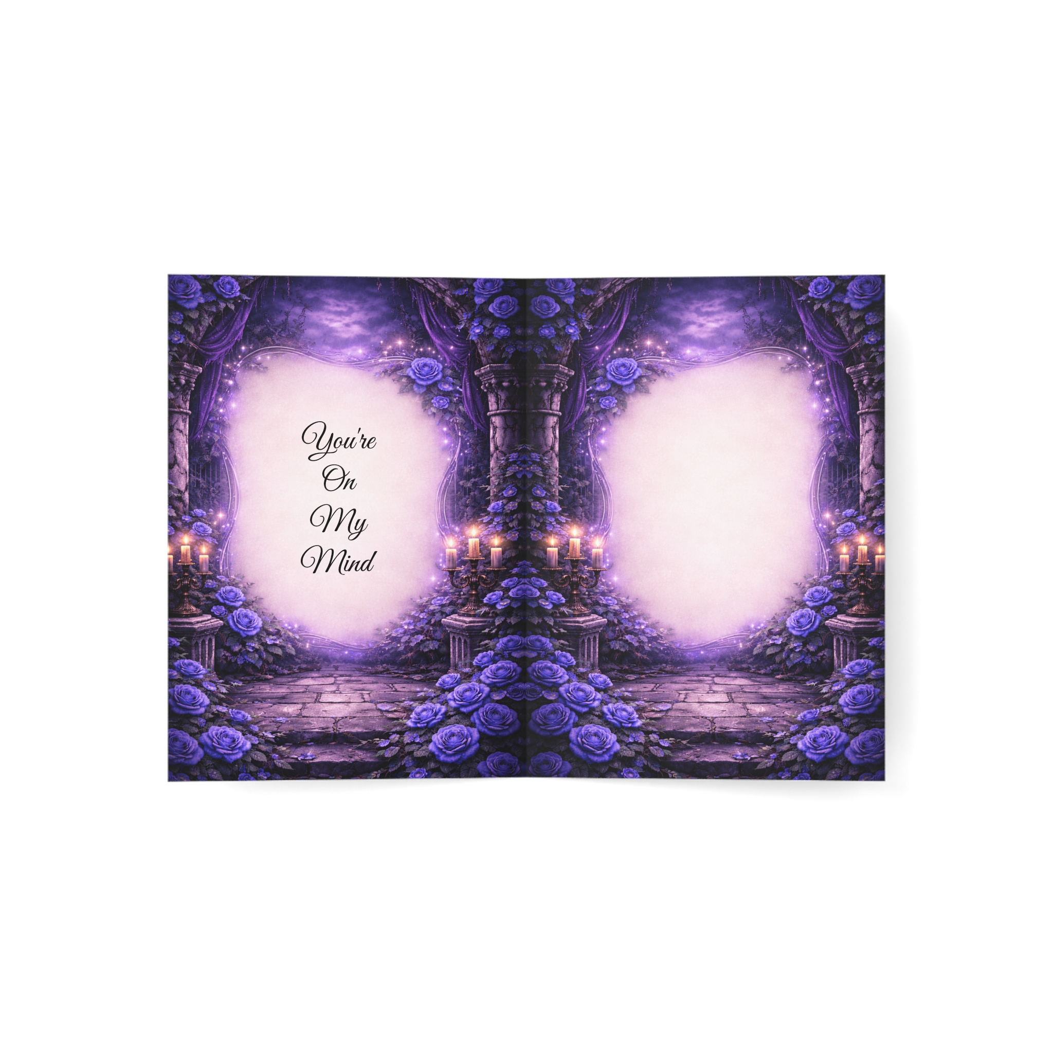 HELLO Greeting Card - You're On My Mind - Tribal Dance Collection - Purple Haze - Image 2
