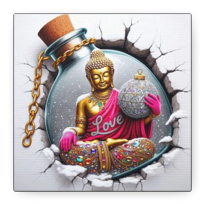 Canvas ~ BOTTLED BUDDHA BEAUTY ~ Ornamenta Collection - 6x6x1.25" Deep