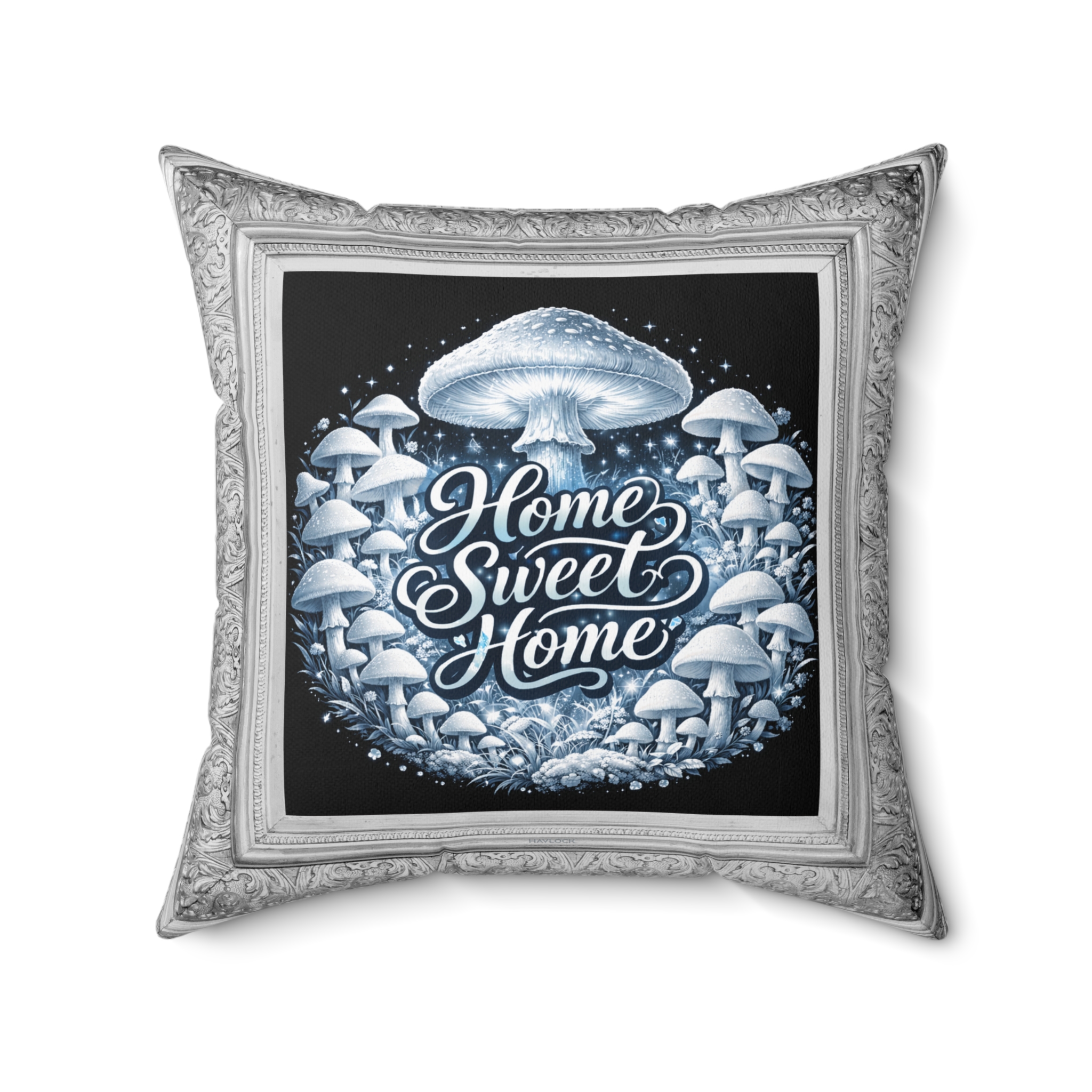 CRUSH KISS - ShroomaRooma Collection ~ 20" Square Throw Pillow - Jesterama - Image 2